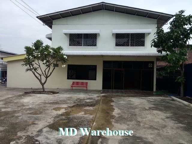 MD1 บ้าน 2ชั้น พร้อมโกดังให้เช่า ขนาด220ตรว. ย่านสุขสวัสดิ์ ทำเลดี เดินทางสะดวกสบาย